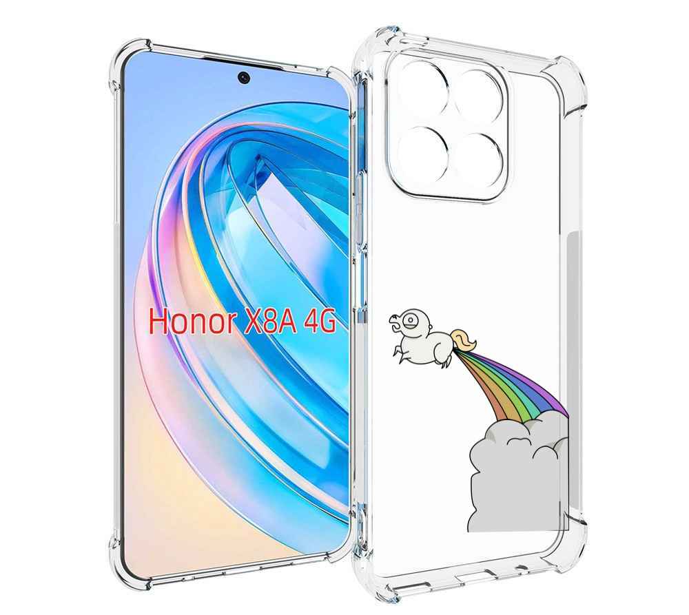 

Чехол MyPads летающее-пони детский для Honor X8a, Tocco
