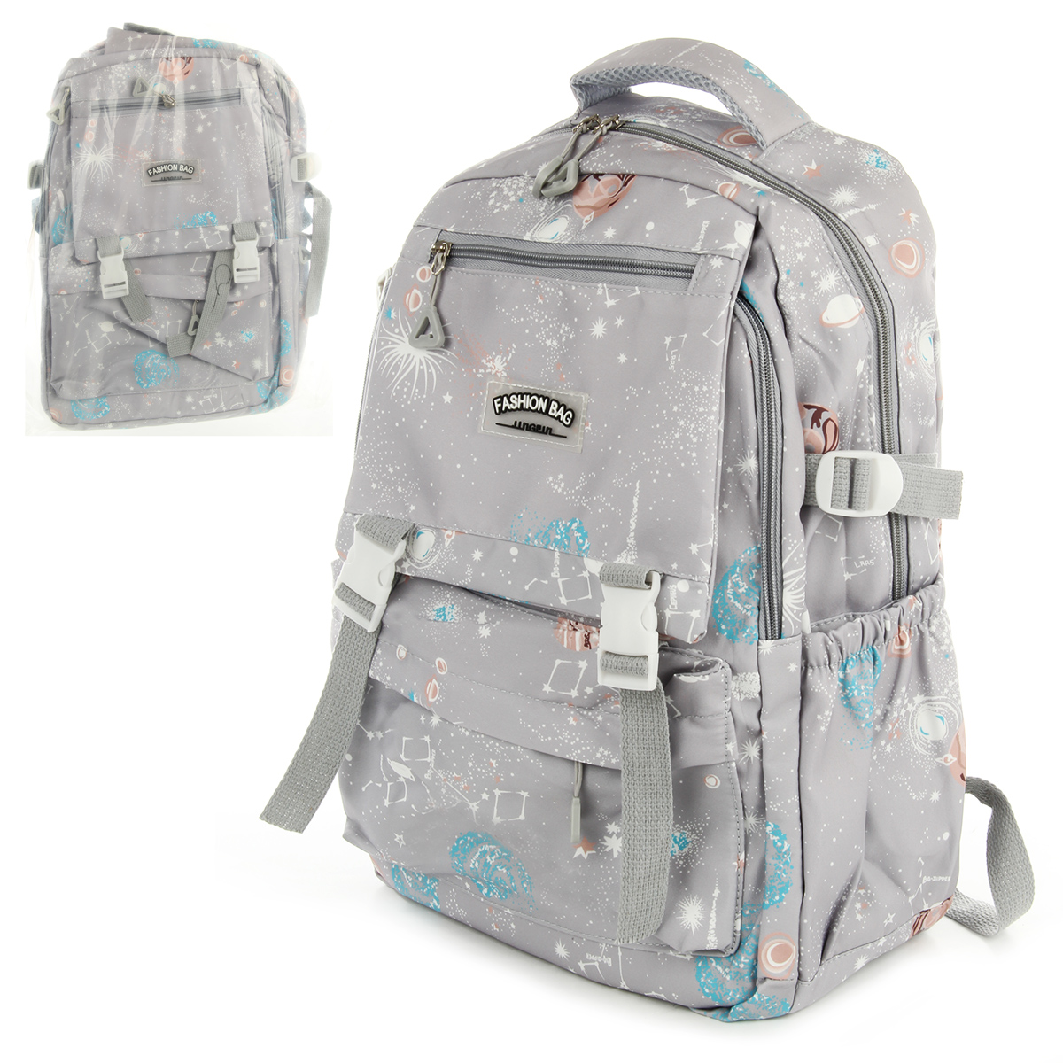 

Рюкзак для детей и подростков Veld Co 45 см 132945 Космос серый, 132945