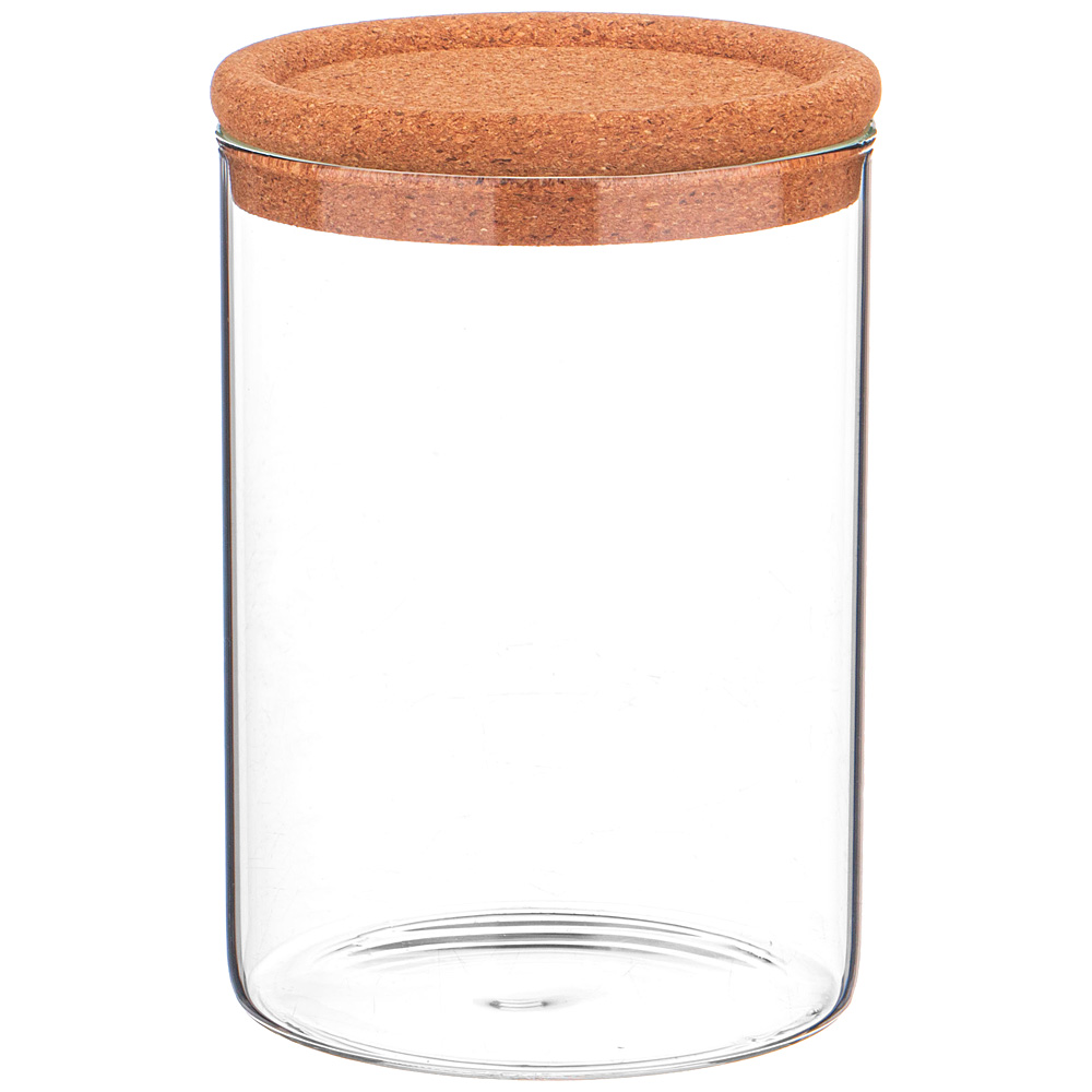 

Набор из 2 штук Банка для продуктов Agness Native 950мл 10х10х14.7см стекло 886-136_2, Прозрачный