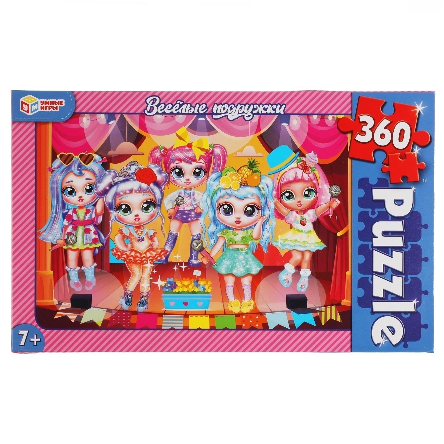 

Умные игры Веселые подружки, 360 деталей
