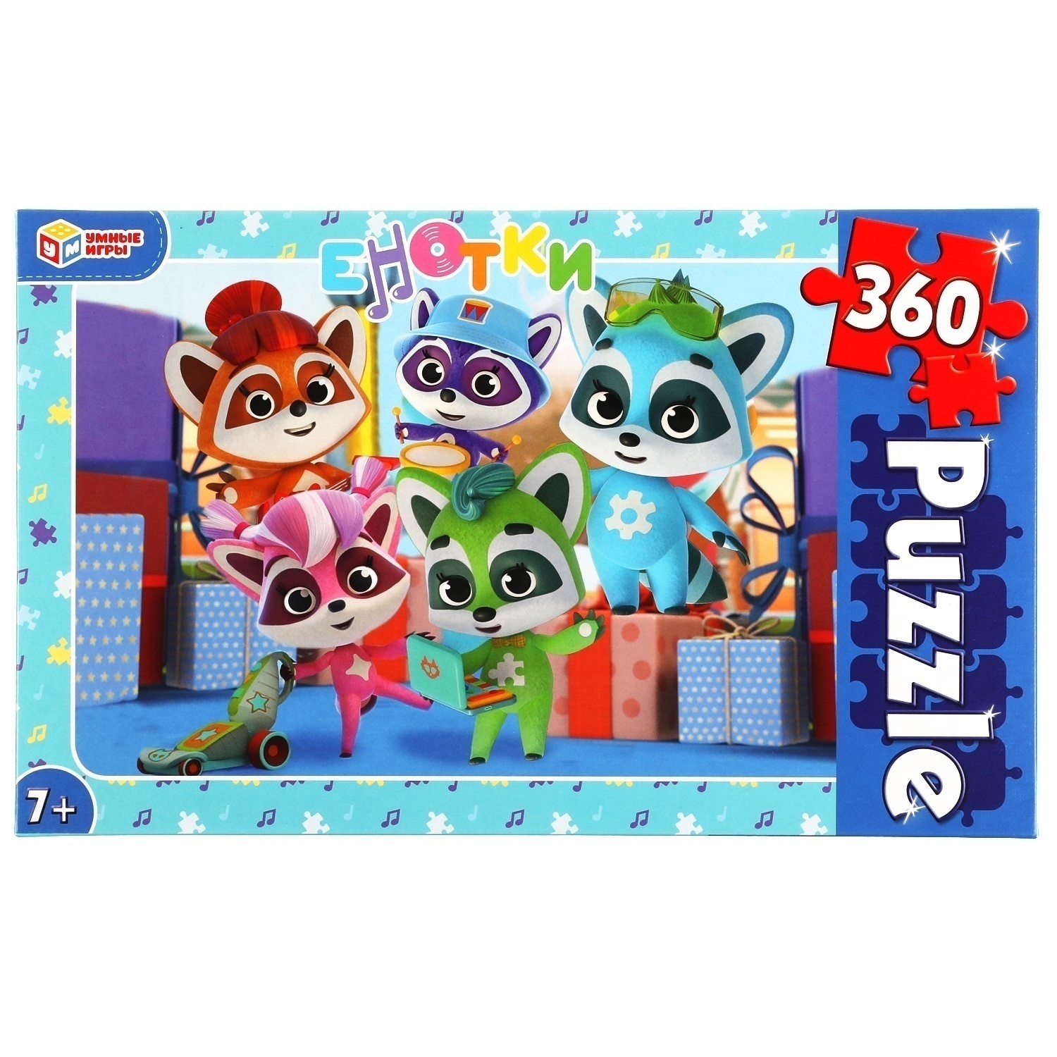 

Умные игры Е-Нотки, Союзмультфильм, 360 деталей
