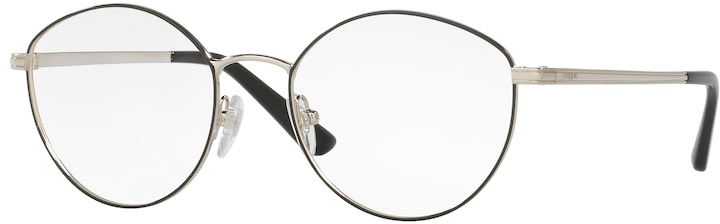 

Оправа для очков женская VOGUE 0VO4025 / 53 352, черный/серебристый, 0VO4025 / 53 352