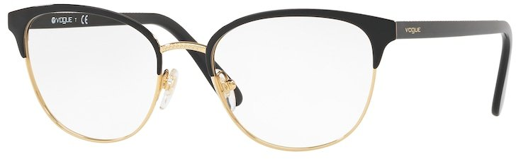 

Оправа для очков женская VOGUE 0VO4088 / 52 352, черный/золотистый, 0VO4088 / 52 352