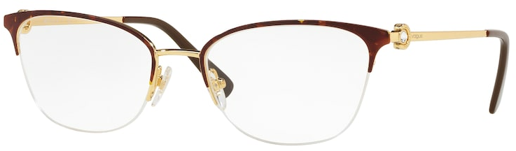 

Оправа для очков женская VOGUE 0VO4095B / 53 5078, золотистый/коричневый, 0VO4095B / 53 5078