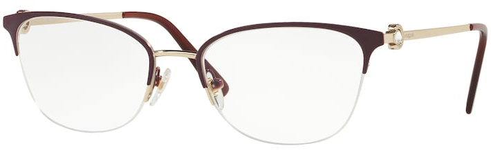 

Оправа для очков женская VOGUE 0VO4095B / 53 5093, золотистый/бордовый, 0VO4095B / 53 5093