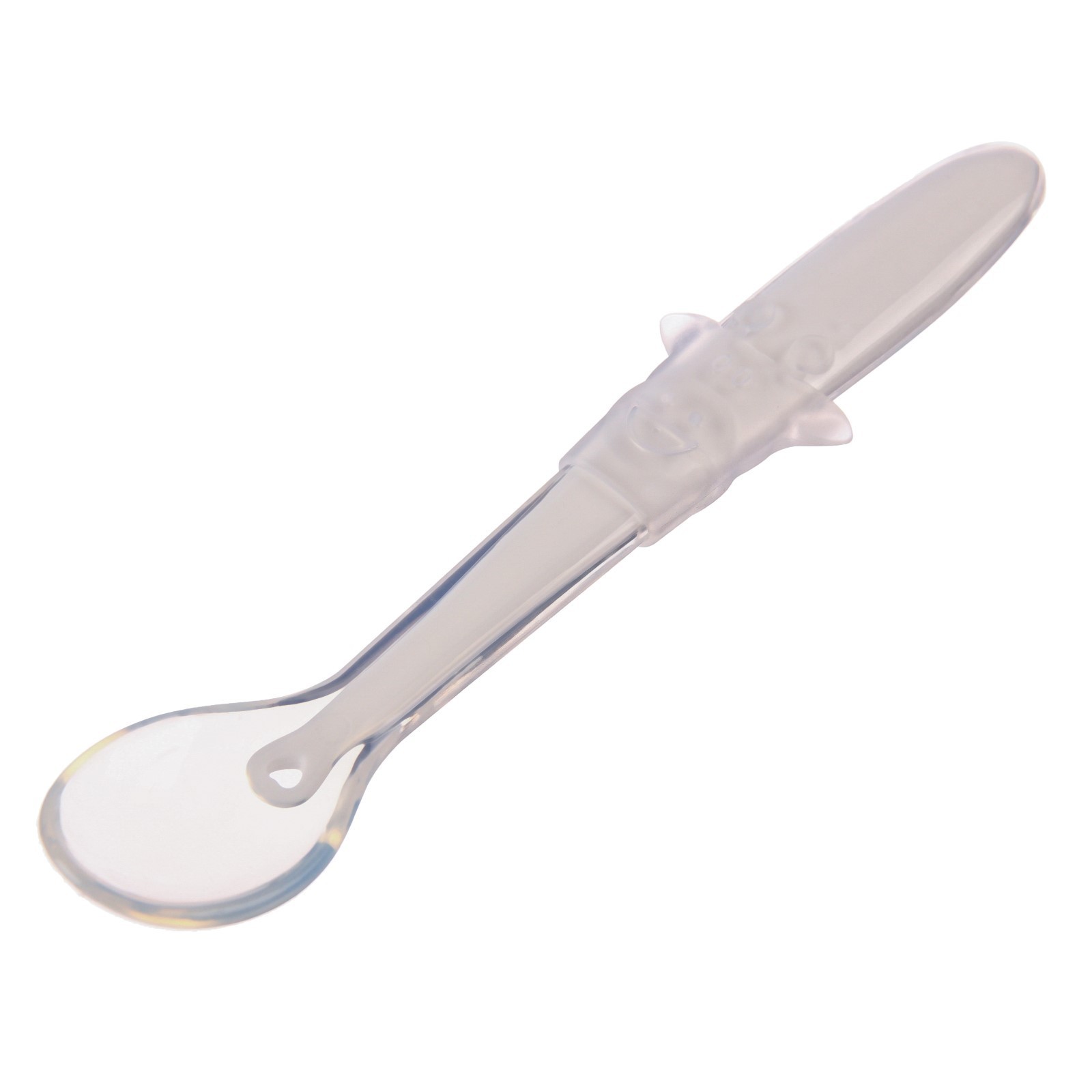 Силиконовая ложка для прикорма белая