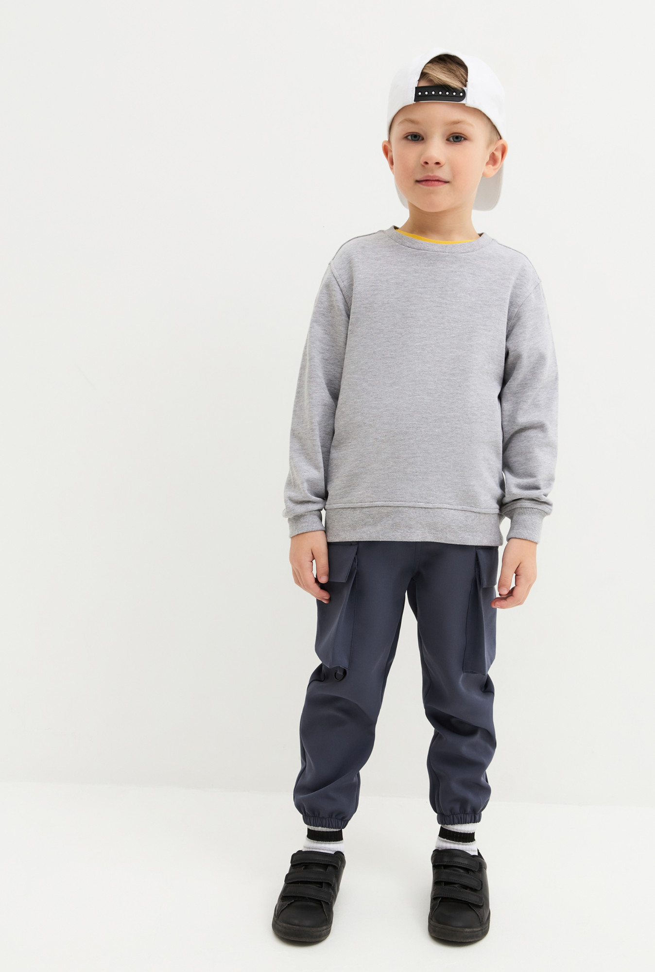 

Свитшот детский Acoola 20120170129 цв. серый р. 122, 20120170129