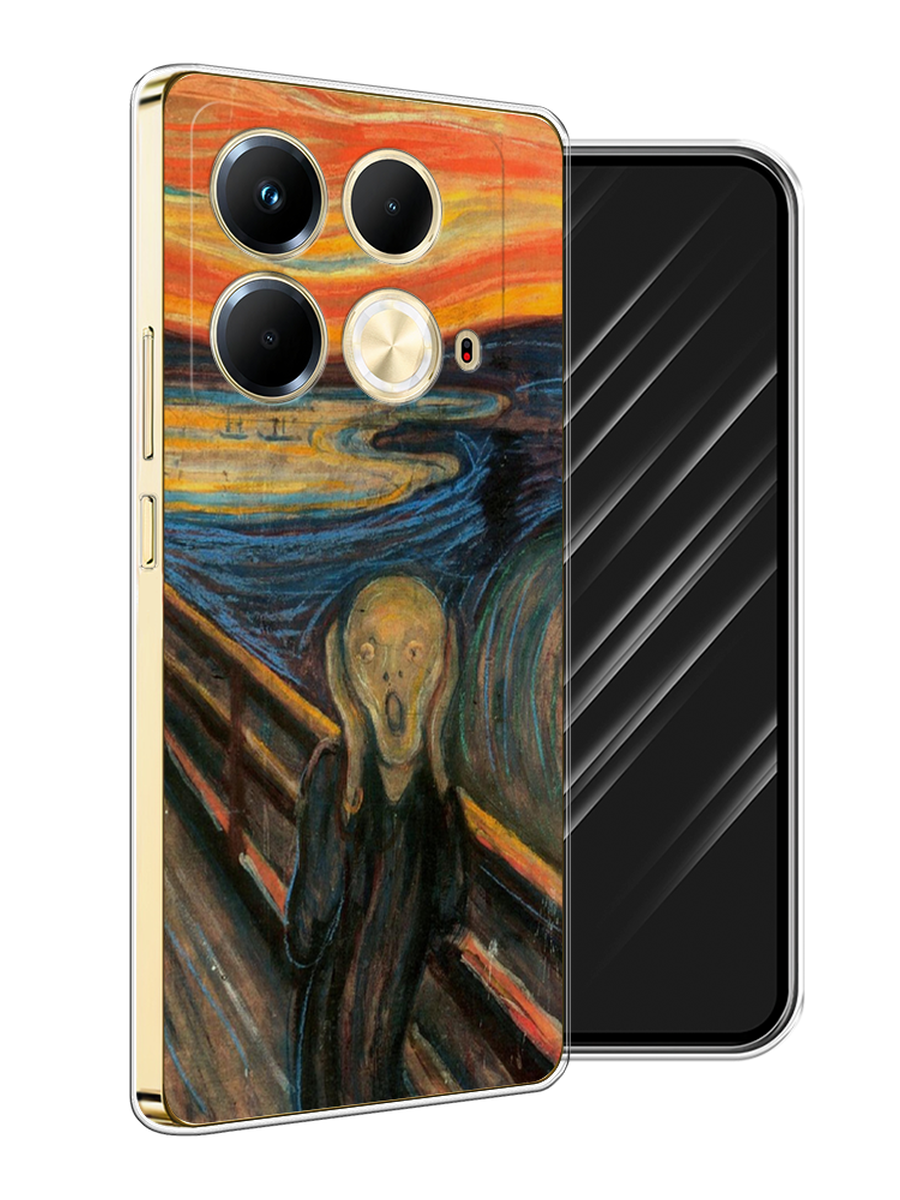 

Чехол Awog на Infinix Note 40 "Крик", Оранжевый;синий;серый, 3105850-1