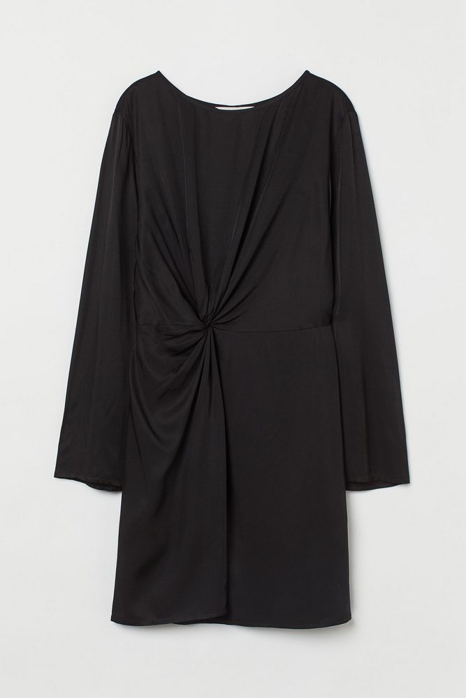 

Платье женское H&M 1029539 черное 34 EU, Черный, 1029539