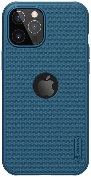 фото Чехол nillkin frost shield pro magnetic pc/tpu для iphone 12/12 pro, синий