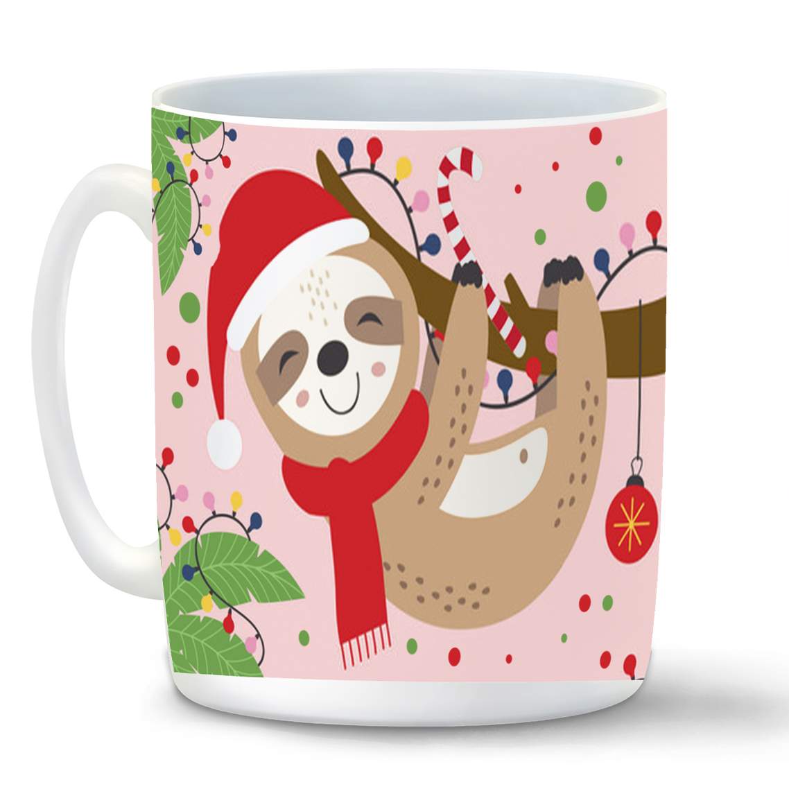 

Кружка CoolPodarok Новый год.Ленивец