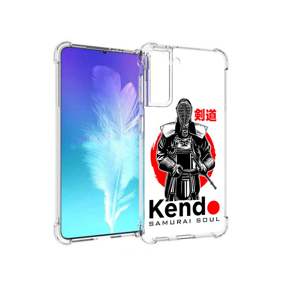 

Чехол MyPads Tocco для Samsung Galaxy S21 рисованый самурай (PT157088.510.581), Прозрачный, Tocco