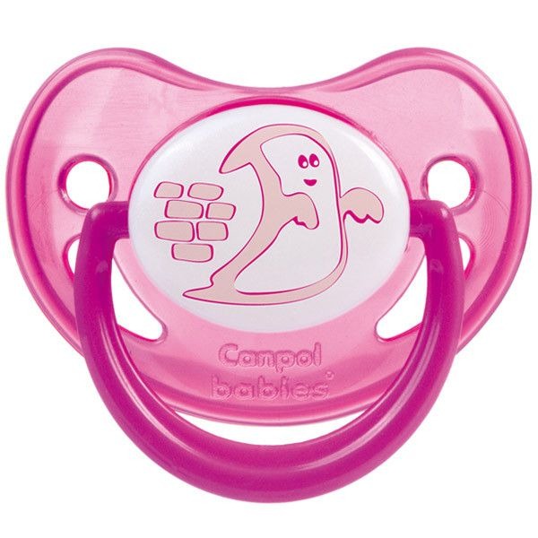 

Пустышка анатомическая Canpol Night Dreams силикон, 6-18 мес., арт. 22/501 цвет розовый
