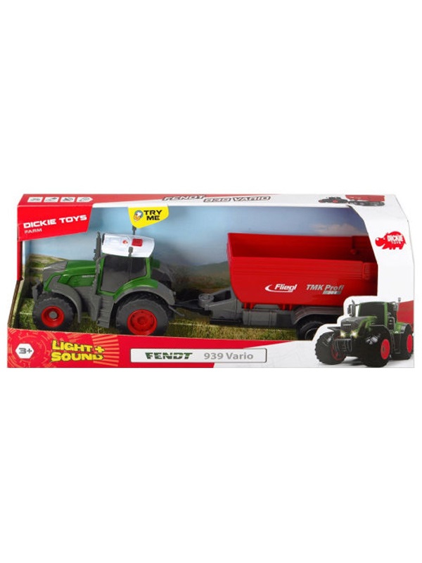 

Фрикционный Трактор Fendt 939 Vario С Прицепом (Свет, Звук), 41 См Dickie