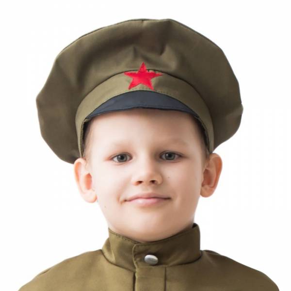 

Фуражка военного детская, р-р 52 см Бока, Коричневый