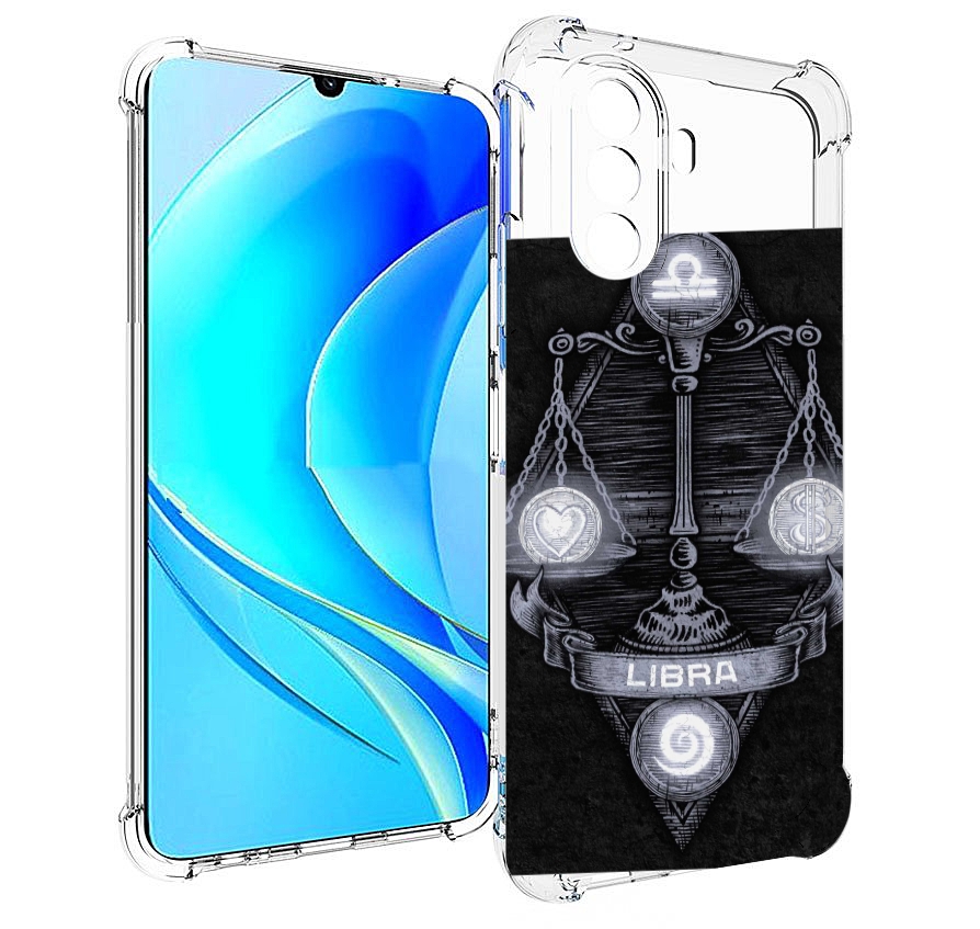 

Чехол MyPads знак зодиака весы 2 для Huawei Nova Y70 / Nova Y70 Plus (MGA-LX9N), Прозрачный, Tocco