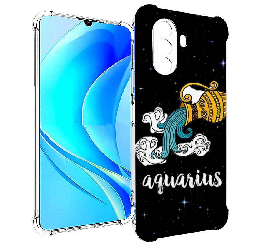 

Чехол MyPads знак зодиака водолеи 2 для Huawei Nova Y70 / Nova Y70 Plus (MGA-LX9N), Прозрачный, Tocco