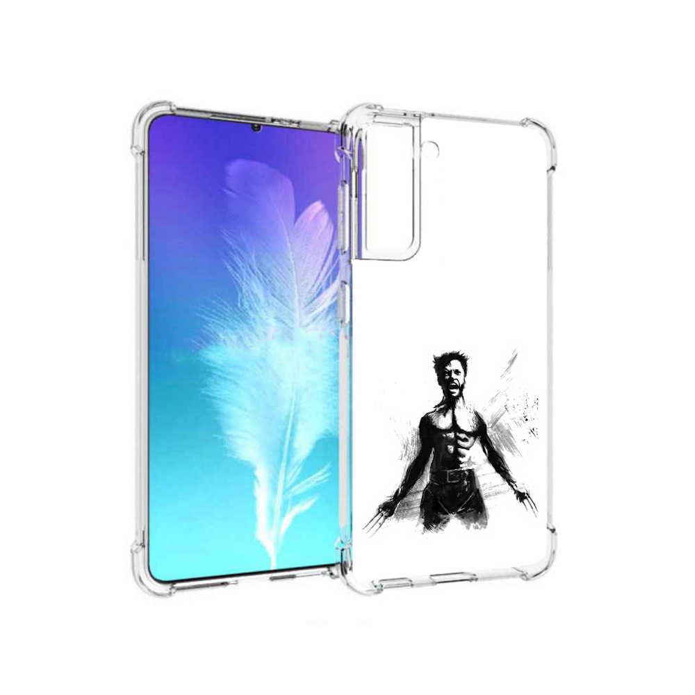

Чехол MyPads Tocco для Samsung Galaxy S21 росомаха (PT157088.510.587), Прозрачный, Tocco