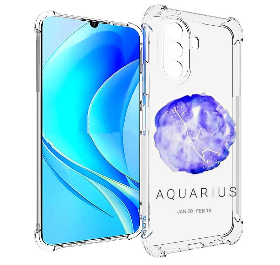 Чехол MyPads знак зодиака водолеи? 5 для Huawei Nova Y70 / Nova Y70 Plus (MGA-LX9N)