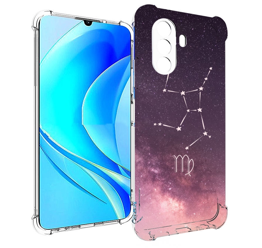 

Чехол MyPads знак зодиака дева 4 для Huawei Nova Y70 / Nova Y70 Plus (MGA-LX9N), Прозрачный, Tocco