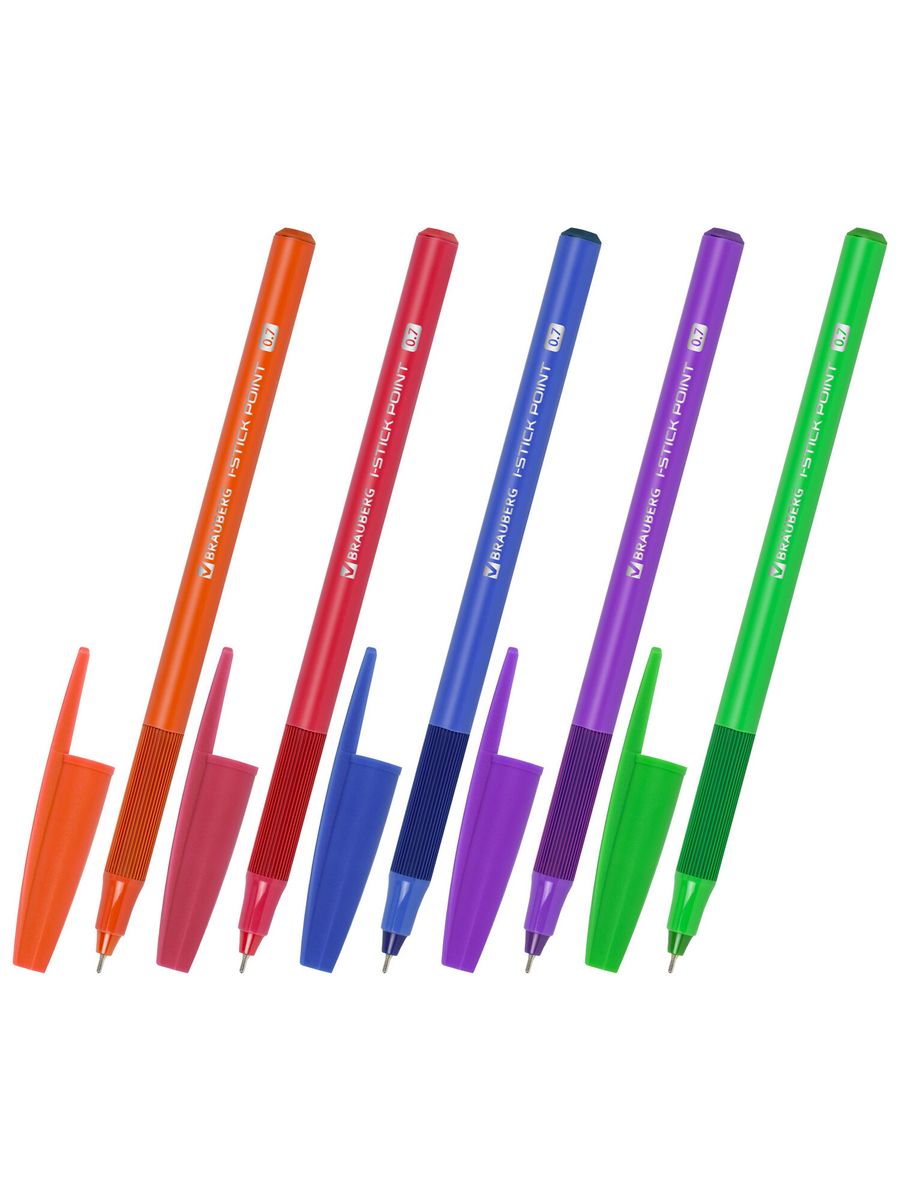 

Ручки Brauberg шариковые с грипом i-STICK POINT 50 шт