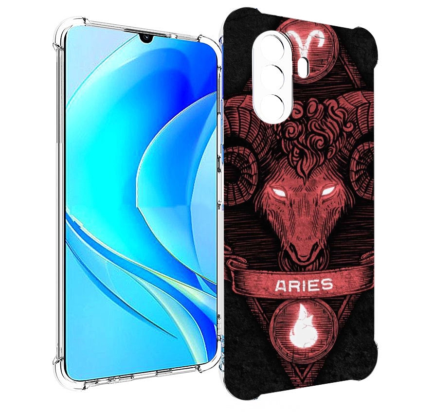 

Чехол MyPads знак зодиака овен 6 для Huawei Nova Y70 / Nova Y70 Plus (MGA-LX9N), Прозрачный, Tocco