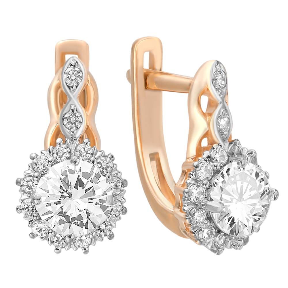 

Серьги из красного золота с Swarovski 585Gold 302004082, 302004082