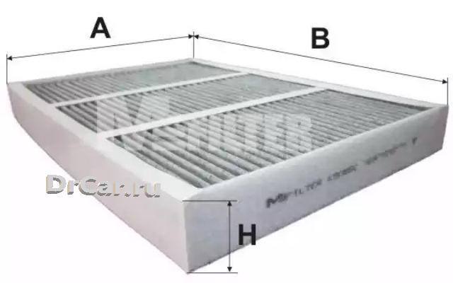 фото M-filter фильтр салона mfilter