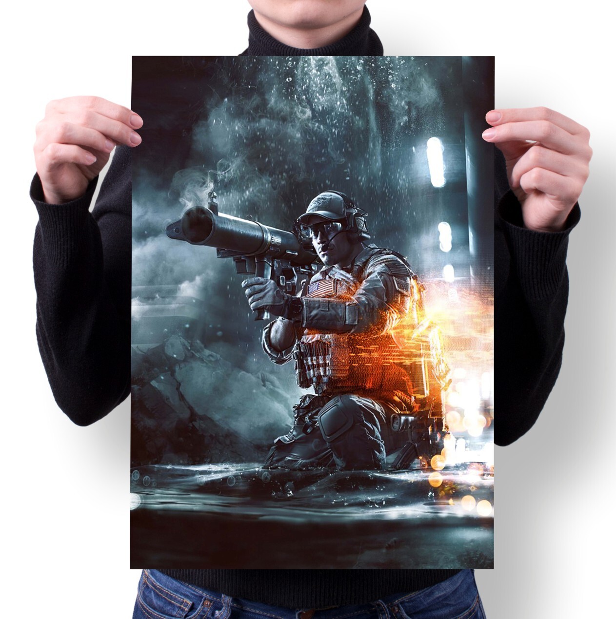 

Плакат MIGOM А1 Принт Battlefield Бателфилд - 4, А1 Принт "Battlefield, Бателфилд" - 4