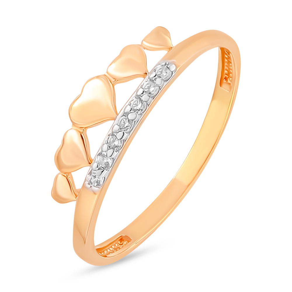 

Кольцо из красного золота с фианитом р.  585Gold 301011420, 301011420
