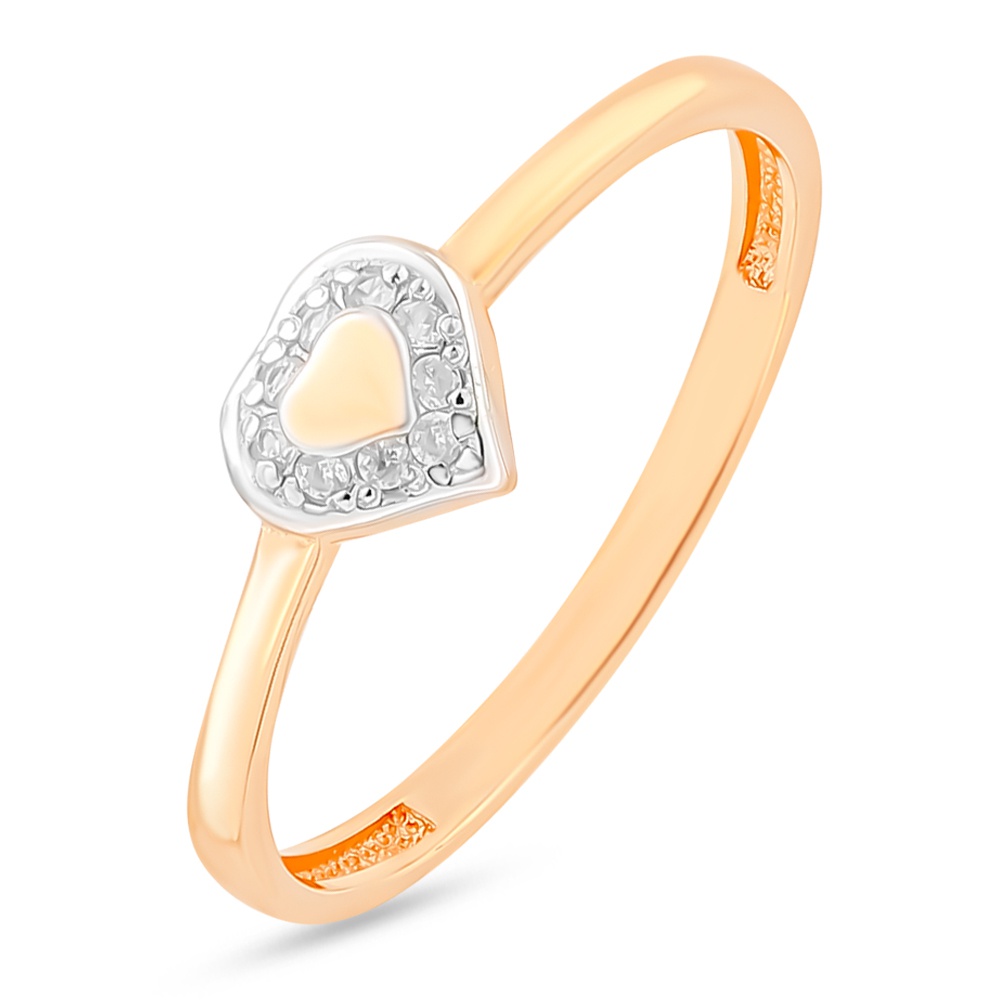 

Кольцо из красного золота с фианитом р. , 585Gold 301011421, 301011421
