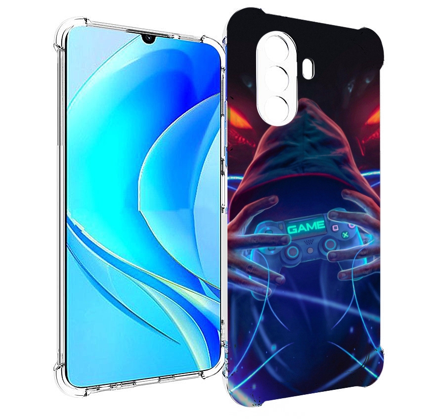 

Чехол MyPads игра джойстик неоновый фон для Huawei Nova Y70 / Nova Y70 Plus (MGA-LX9N), Прозрачный, Tocco
