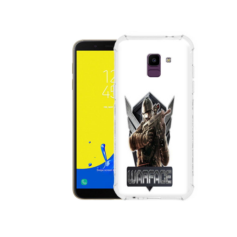 

Чехол MyPads Tocco для Samsung Galaxy J6 (2018) игра про войну, Прозрачный, Tocco