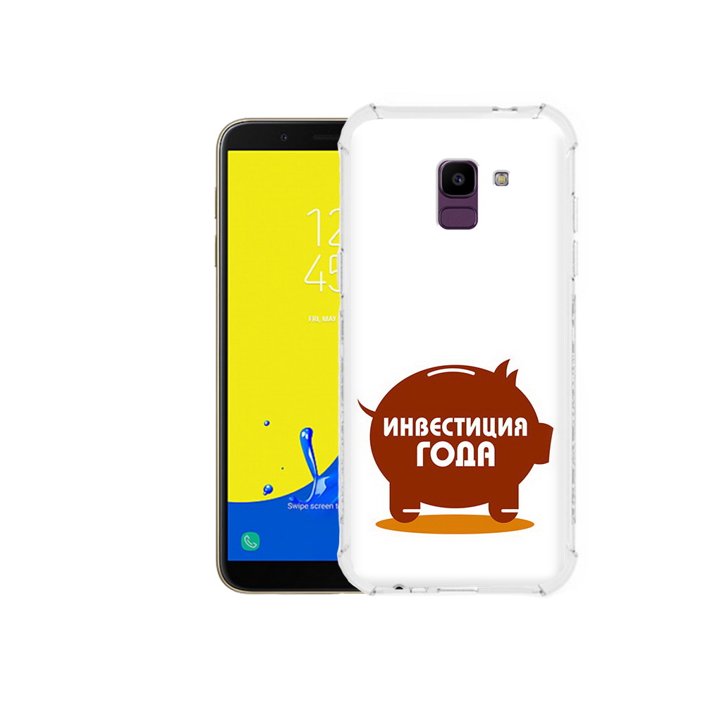 

Чехол MyPads Tocco для Samsung Galaxy J6 (2018) инвестиция, Прозрачный, Tocco