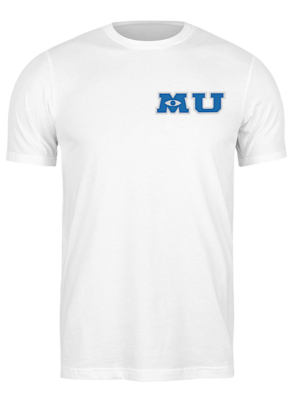 

Футболка мужская Printio Monsters university белая S, Белый, Monsters university