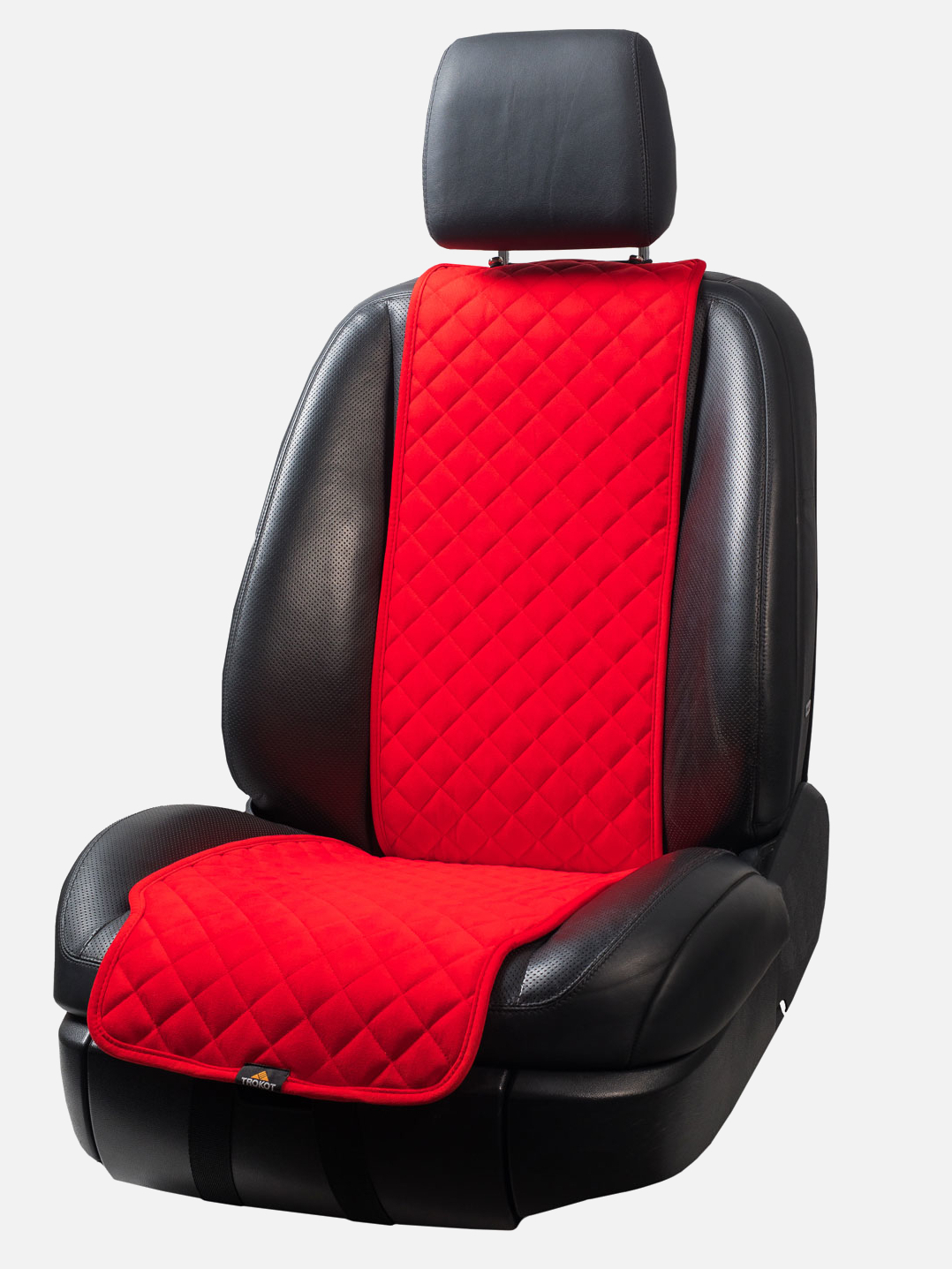 фото Универсальная накидка на переднее сиденье trokot 1 шт узкая узкая цвет: красный трокот