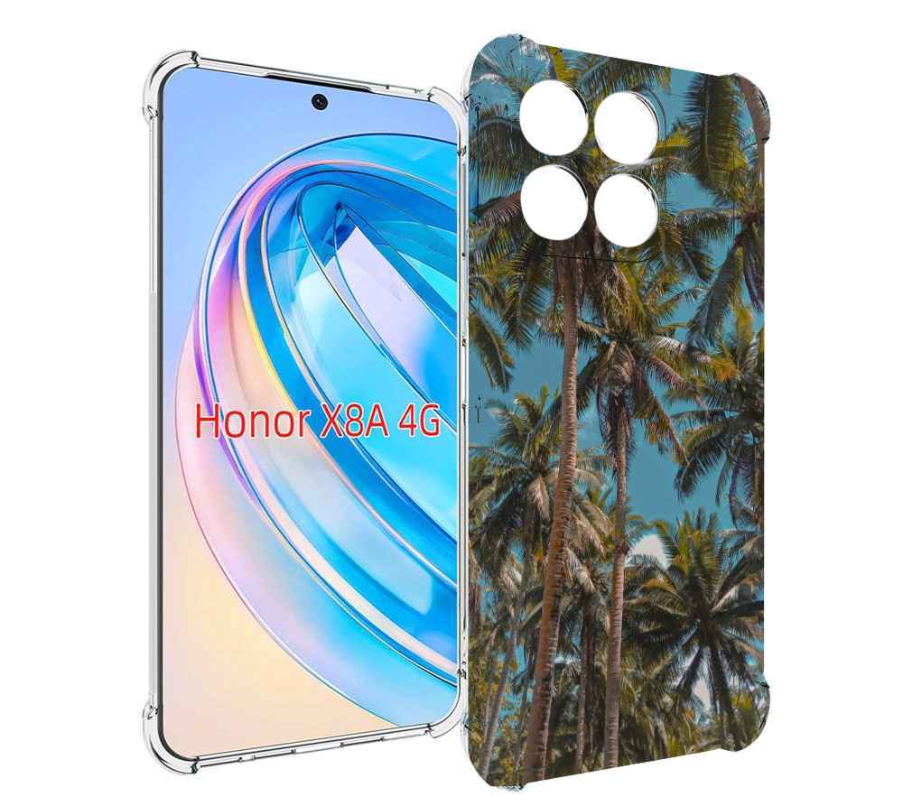 

Чехол MyPads летние пальмы для Honor X8a, Tocco