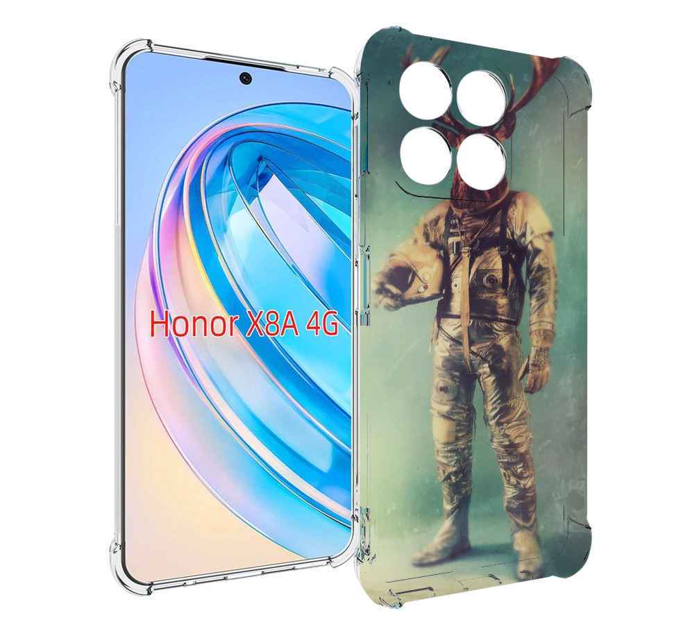 

Чехол MyPads лось космонавт для Honor X8a, Tocco