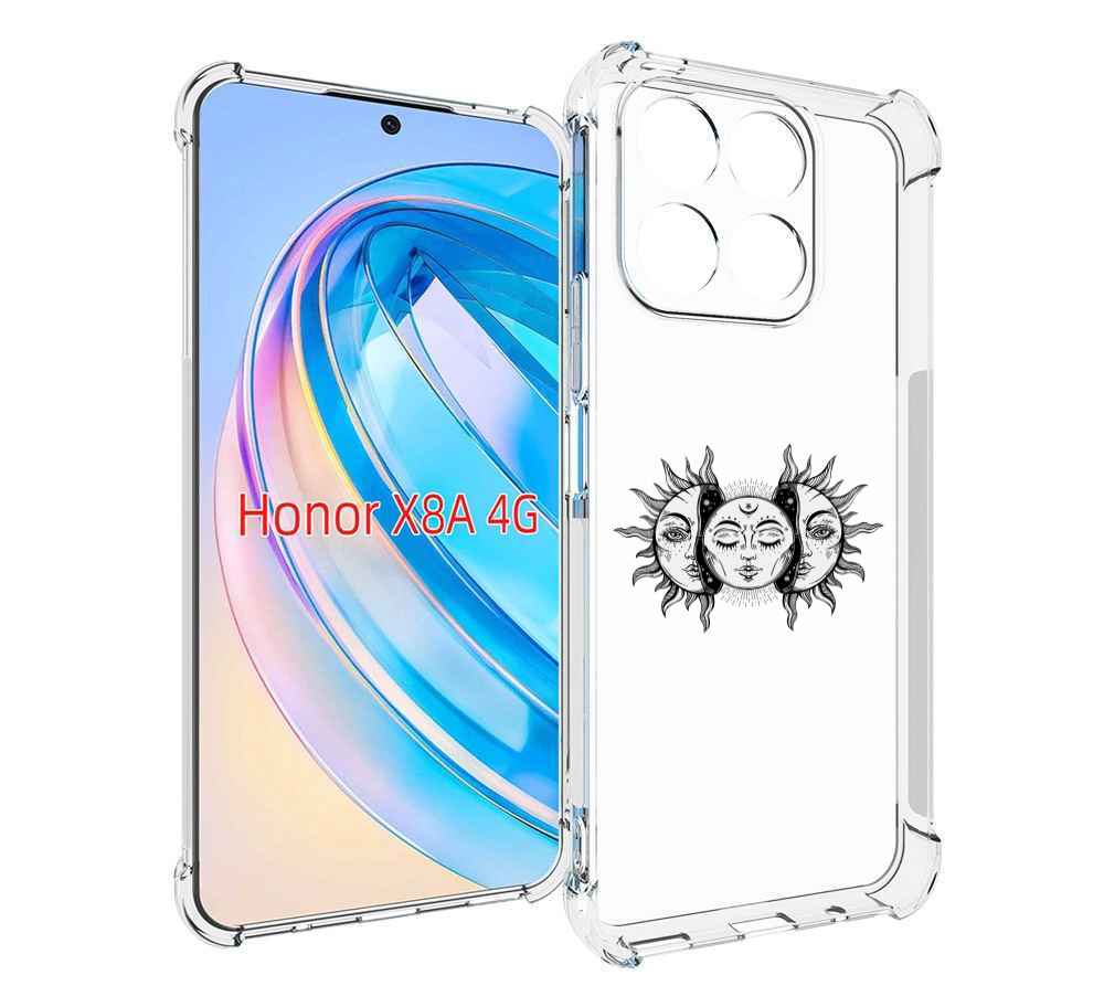 

Чехол MyPads луна-в-солнце для Honor X8a, Tocco