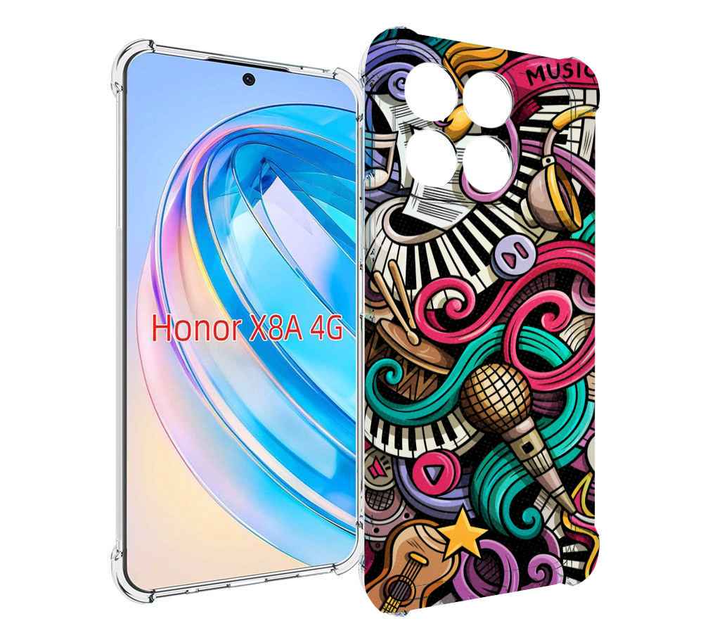 

Чехол MyPads любимая-музыка для Honor X8a, Tocco