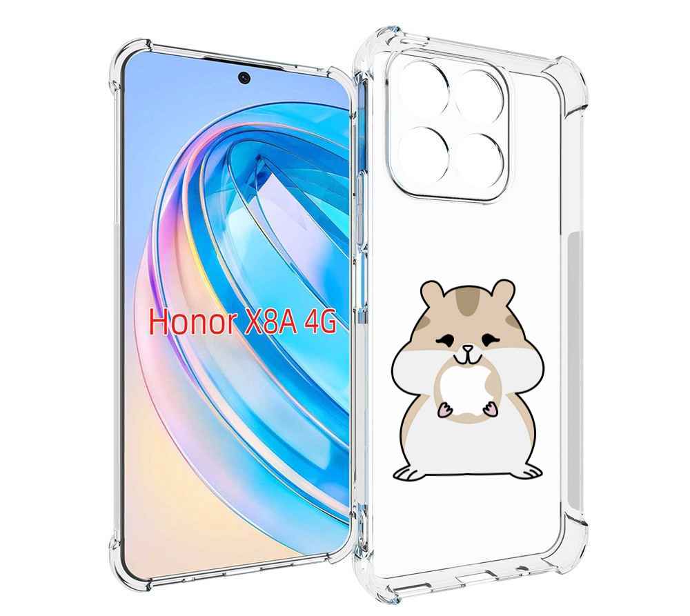 

Чехол MyPads любитель-яблок детский для Honor X8a, Tocco