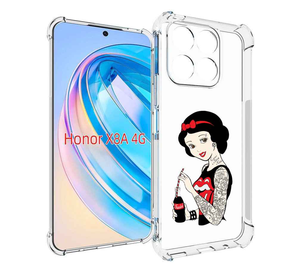 

Чехол MyPads любительница-колы женский для Honor X8a, Tocco
