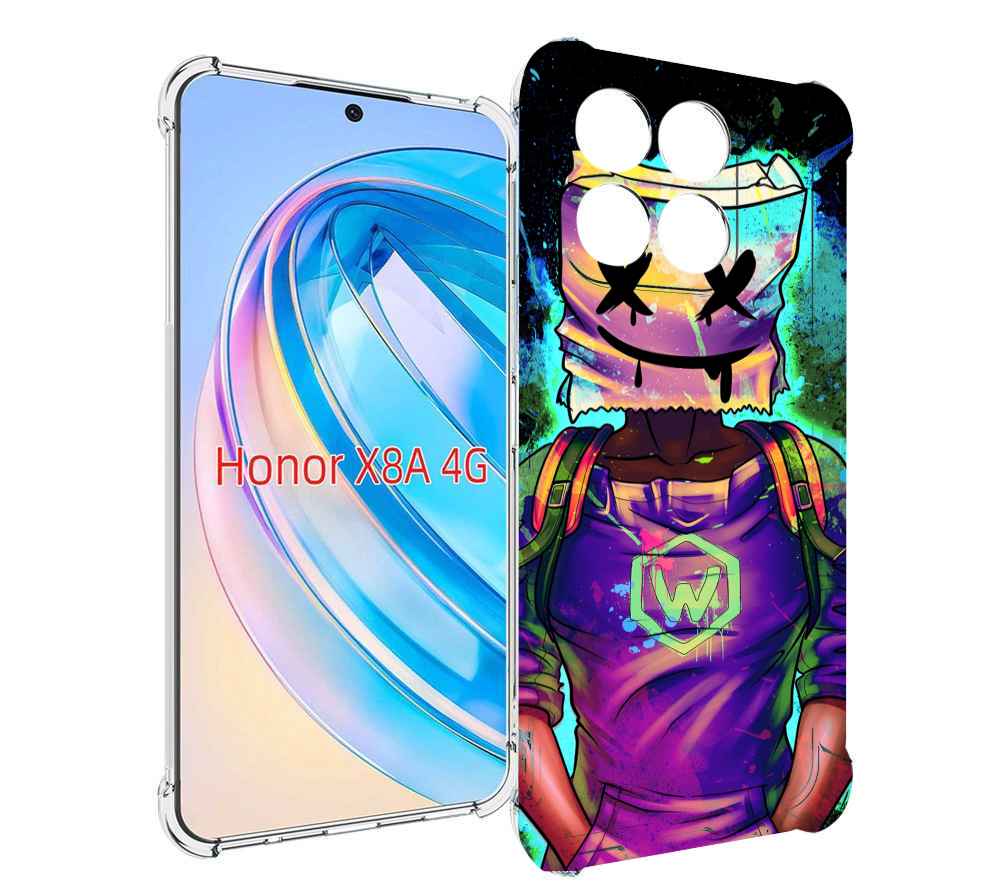 

Чехол MyPads маршмеллоу-глитч для Honor X8a, Tocco