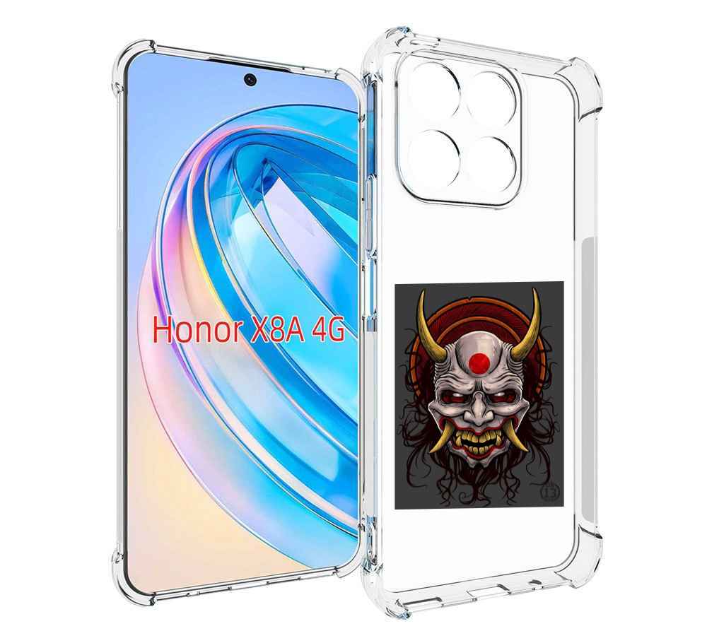 

Чехол MyPads маска с клыками и рогами для Honor X8a, Tocco