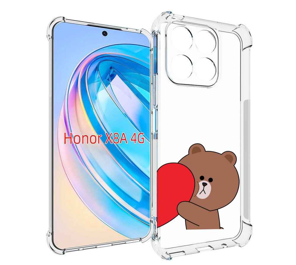 

Чехол MyPads медвежонок детский для Honor X8a, Tocco