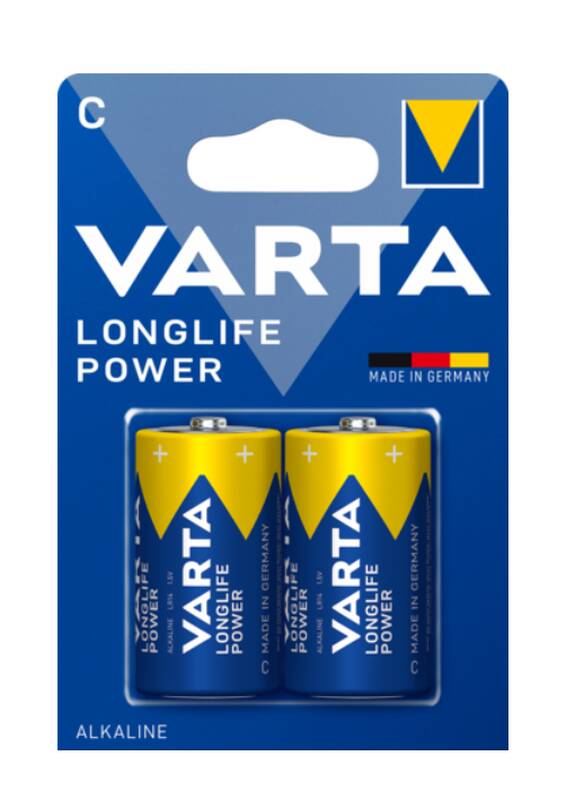 Батарейка Varta LONGLIFE POWER LR14 C BL2 Alkaline 1.5V 04914-2