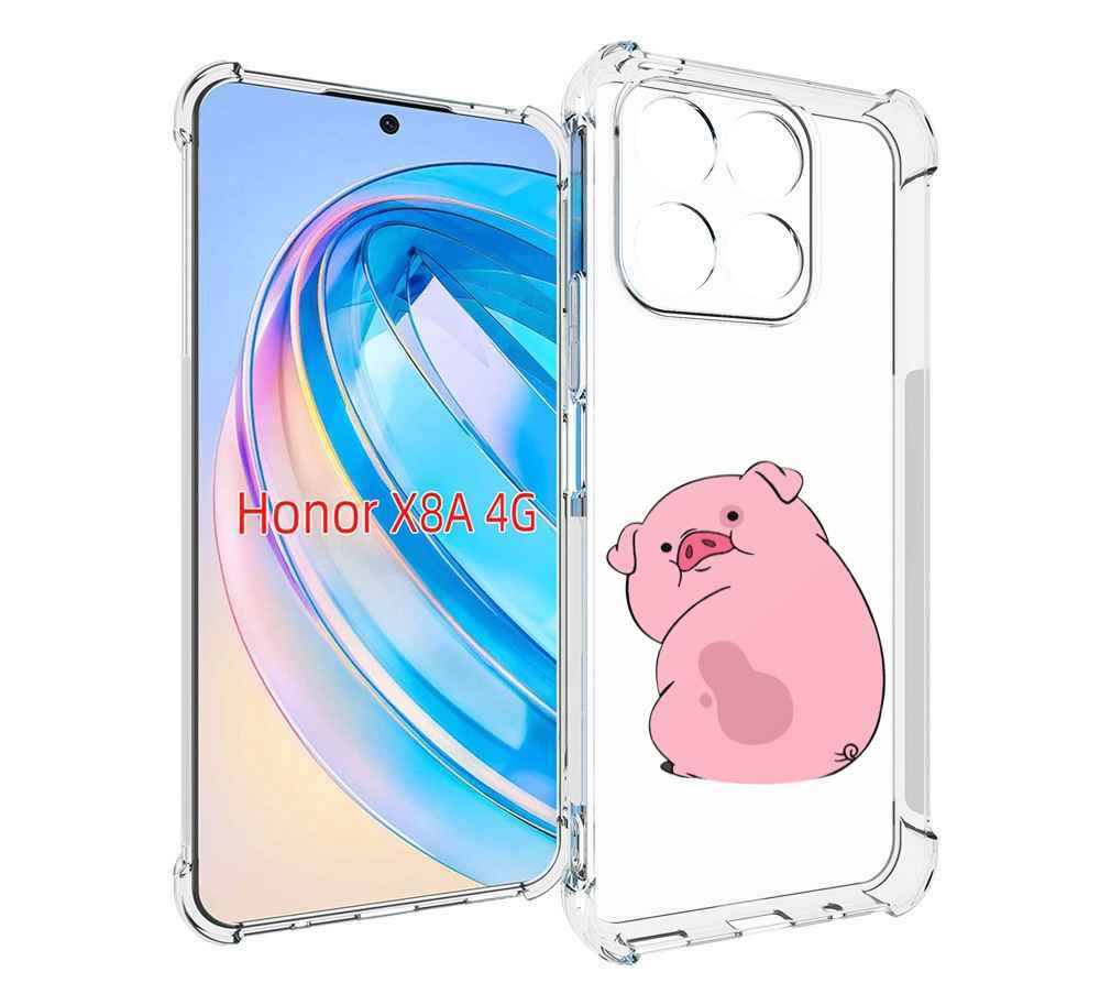 

Чехол MyPads милый-поросенок детский для Honor X8a, Tocco