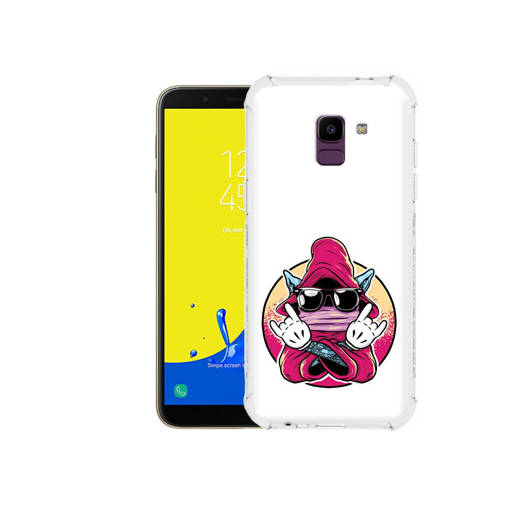 

Чехол MyPads Tocco для Samsung Galaxy J6 (2018) йоу, Прозрачный, Tocco