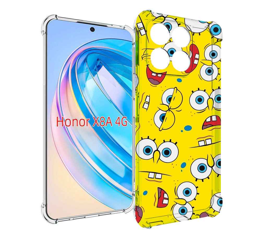 

Чехол MyPads много-спанч-боба для Honor X8a, Tocco