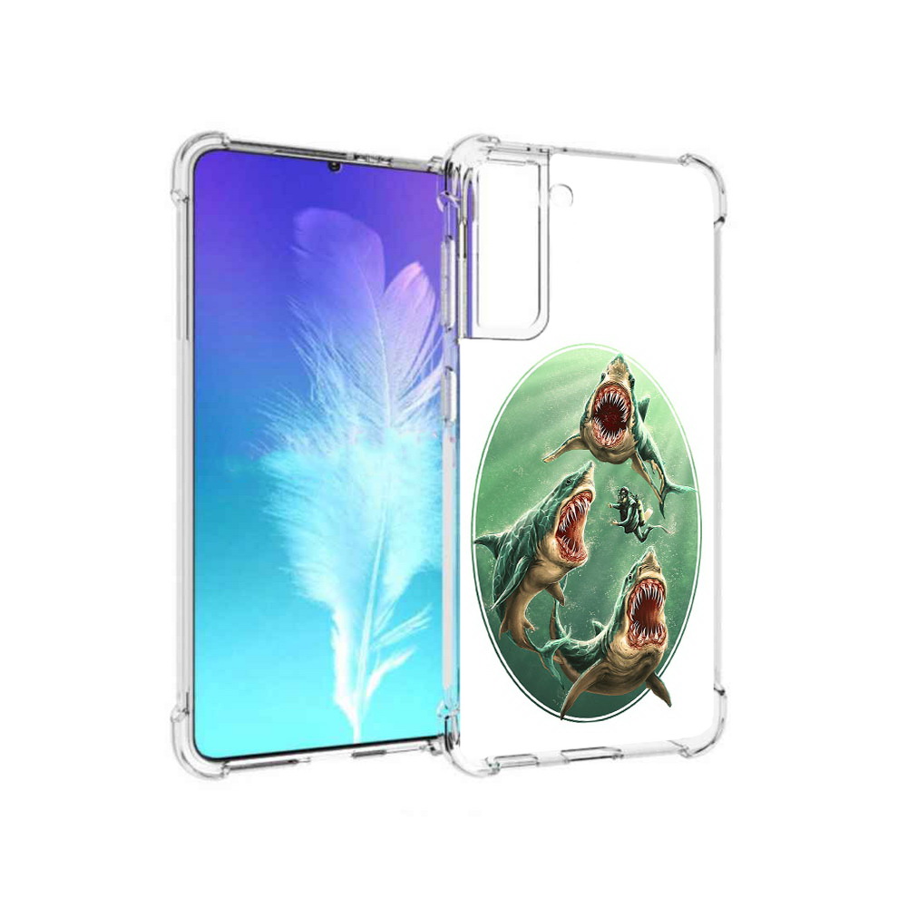 

Чехол MyPads Tocco для Samsung Galaxy S21 синяя бездна (PT157088.510.600), Прозрачный, Tocco